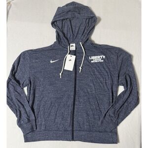 Nike Women's Liberty University Campus Recreation Hockey Zip Jacket Blue Size XL